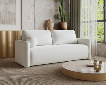 Modern Weiß Sofa mit Bettkasten BASIC