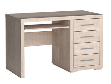 Bürotisch mit 4 Schubladen ARIA Eiche santana hell