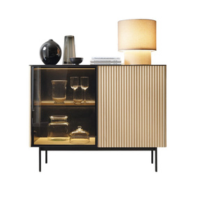 Kommode schmal Eiche vicenza elegant modern 107 cm OMBIS