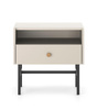 Nachttisch mit Schublade Beige DAVS
