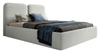 Elegantes Polsterbett Bouclé 120x200 Grau BUBBLE III
