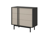 Elegant design Kommode Beige/Anthrazit MALTS
