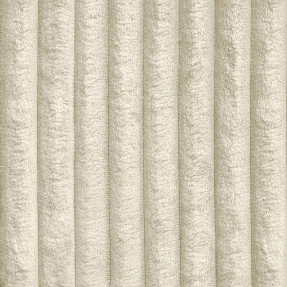 Ecksofa Cordstoff Komfort Hellbeige