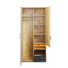 Kleiderschrank mit Schublade BOB zweitürig Artisan Eiche