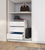 Schwebetürenschrank LAVIAS mit Spiegel Weiß
