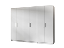 Kleiderschrank POLA Breite: 234 cm Weiß