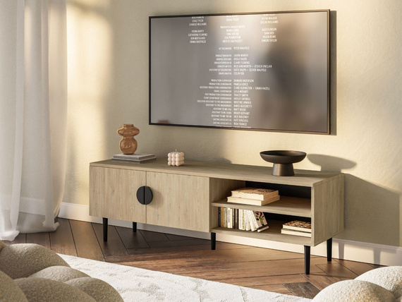 Japandi TV-Schrank 137 cm eiche cremona OSSI