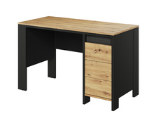 Schreibtisch mit Drehtür und Schublade TEDS Schreibtisch mit LED-Beleuchtung