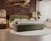 Polsterbett mit Bettkasten Samtstoff SANTO