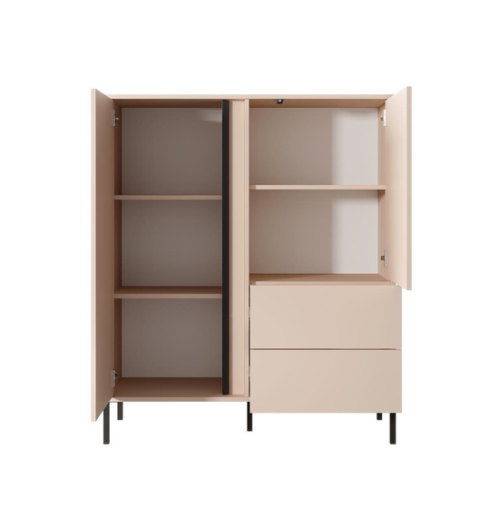 Hochkommode Kommode NINA Beige