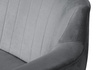 Modern Sofa mit hohen Beinen TULIO GRAU