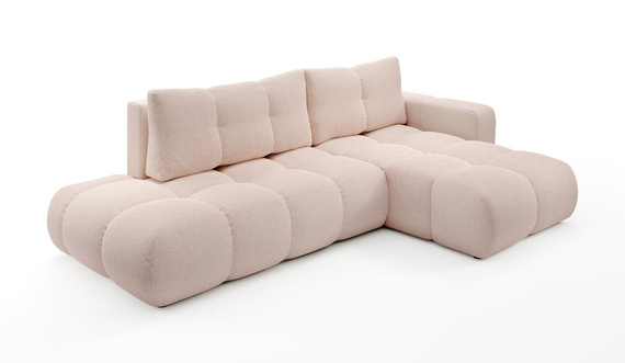 Modern L-form Ecke links oder rechts MOSSA ROSA 
