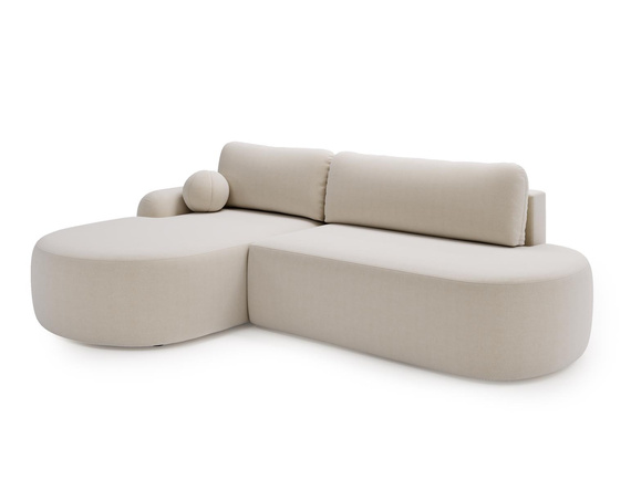 Designer Ecksofa Creme
