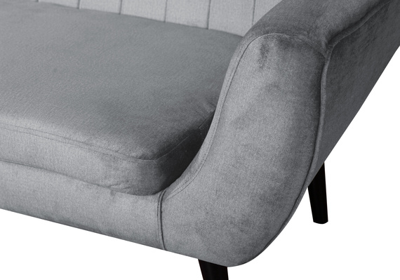 Modern Sofa mit hohen Beinen TULIO GRAU
