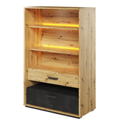 Regal mit 2 Schubladen mit LED-Beleuchtung BOB