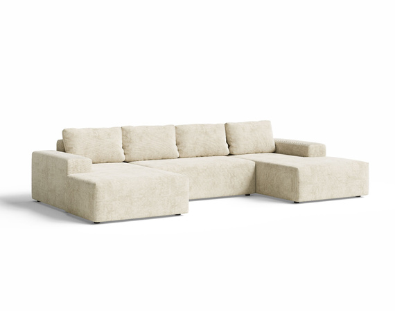 Modern Ecksofa U-form 360cm Breite Beige