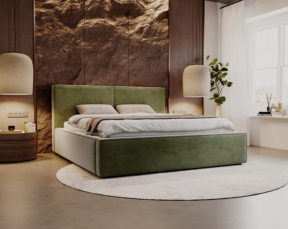 Polsterbett mit Bettkasten SANTO 180x200