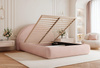 Modernes Komfortbett Rosa 180x200