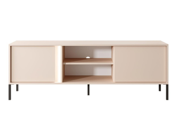 TV-Schrank Beige mit LED-Beleuchtung NINA