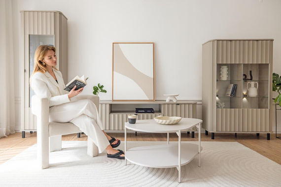 Modern TV-Schrank Weiß STYLS