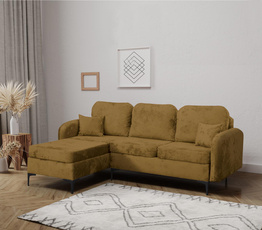 Ecksofa mit Schlaffunktion BELLA Gelb
