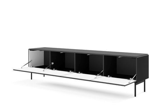 Elegante TV-Kommode LOUISS Schwarz