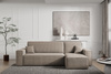 Ecksofa mit universelle Ottomane und Schlaffunktion KARL Beige