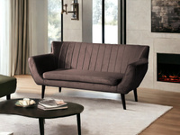 Sofa mit hohen Beinen TULIO Breite: 160 Braun