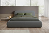 Doppelbett Premium Polsterung 140x200 Graphit