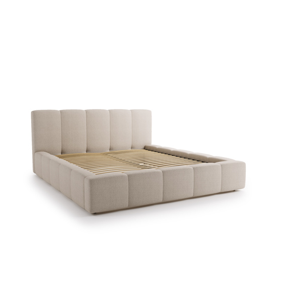 Polsterbett Stilvoll und Elegant LARAS 160x200 Schwarz
