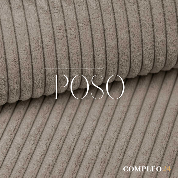 Beige Polsterbett mit Stauraum Holzrahmen 140x200 SAONA