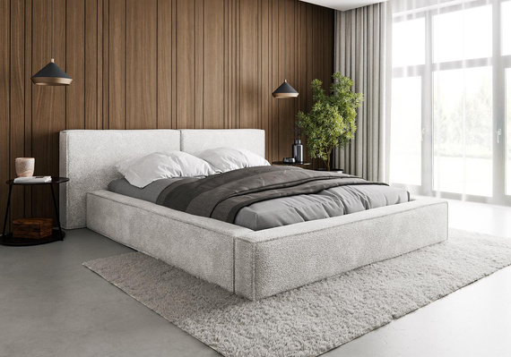 Schlafbett mit Stauraum 160x200 Weiß GAVINS