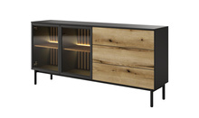 Kommode loft 180 cm breit LUKS Eiche evoke