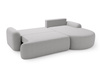 Modernes Ecksofa L Form OLIO Grau