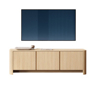 TV Lowboard mit 3 Türen Eiche BORS