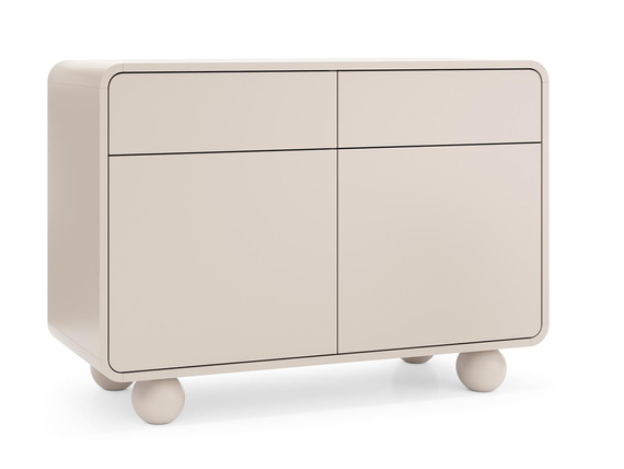 Kommode mit runden Füßen Beige ALDOS