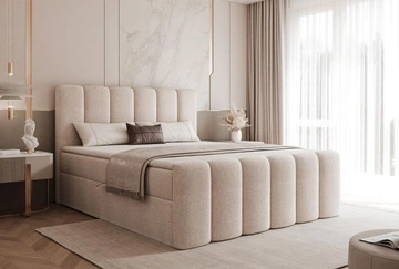 ohne Topper \ 200x200 \ Beige \ Boucle