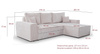 L-form MALAG, Breite: 279 cm, Links oder Rechts