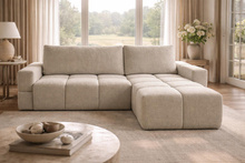Modern Ecksofa mit Bettkasten
