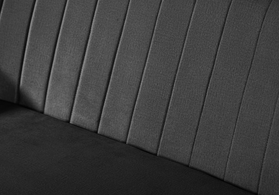 2 Sitzer Sofa für das Wartezimmer TULIO GRAPHIT 