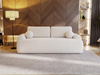 Schlafsofa designer Bouclé Weiß TEDI