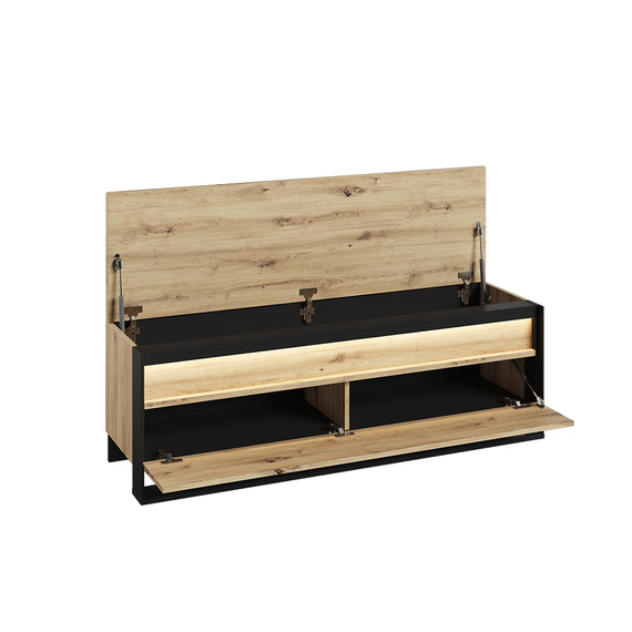 Garderoben-Set LIMA (Schrank, Kleiderbügel, Schuhregal, Spiegel)