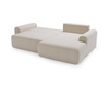 Design Ecksofa in modernem stil beige rechts AURA