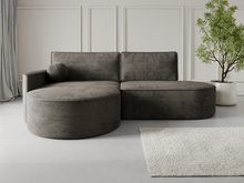 Designer Couch L Graphit MORENO