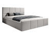Doppelbett mit Kopfstütze boucle Designer Bett