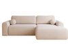 Design Ecksofa in modernem stil creme rechts AURA
