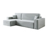  L-form Ecke mit universelle Ottomane CARLS Grau