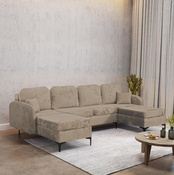 Ecksofa U-form BELLA Beige