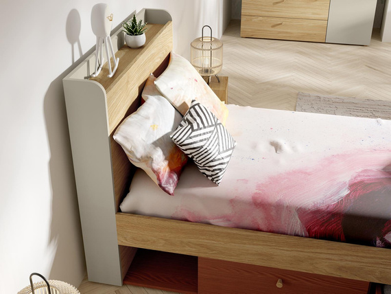 Moderne Kindermöbel fürs Kinderzimmer Kaschmir/Koralle SKY