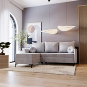 Ecksofa mit Schlaffunktion LEO Breite: 213 cm Grau